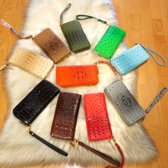 Bundle of 10 Tritexture Single Zipper Wallets - Picture 2 of 10